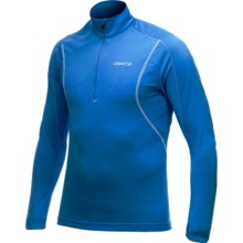 Craft Sportswear Lightweight Stretch Pullover Shirt - Zip Neck, Long Sleeve (For Men) in Swedish Blue - Closeouts