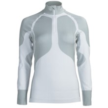 Craft Sportswear Pro Warm Base Layer Top - Lightweight, Zip Neck, Long Sleeve (For Women) in White - Closeouts