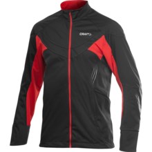Craft Sportswear PXC Jacket - Windproof (For Men) in Black/Core Red - Closeouts