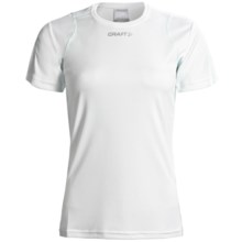 Craft Sportswear Run T-Shirt - Short Sleeve (For Women) in White/Starlight - Closeouts