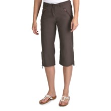 Craghoppers Kiwi Pro Stretch Crop Pants - UPF 40 (For Women) in Cocoa - Closeouts