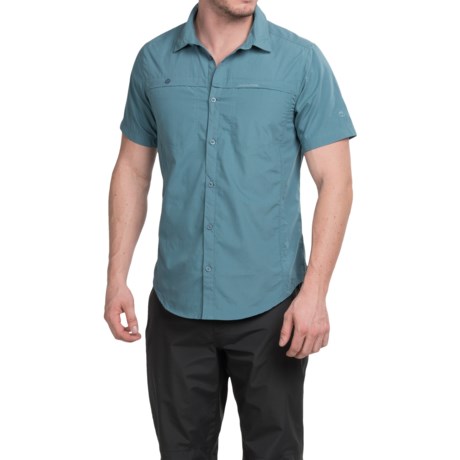 Craghoppers Kiwi Trek Shirt UPF 40 Short Sleeve For Men