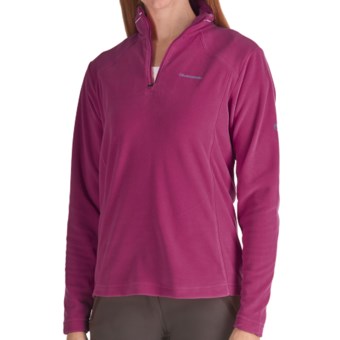 Craghoppers Miska Microfleece Pullover Shirt - Zip Neck, Long Sleeve (For Women) in Fuschia