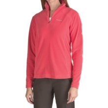 Craghoppers Miska Microfleece Pullover Shirt - Zip Neck, Long Sleeve (For Women) in Rose - Closeouts