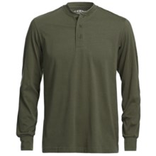 CRC Sport Henley Shirt - Long Sleeve (For Men) in Green - Closeouts