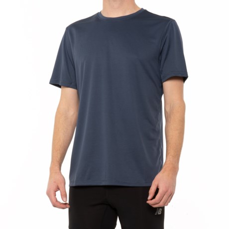 90 Degree by Reflex Crew Mesh T-Shirt - Short Sleeve (For Men) - CELESTIAL NAVY (M )
