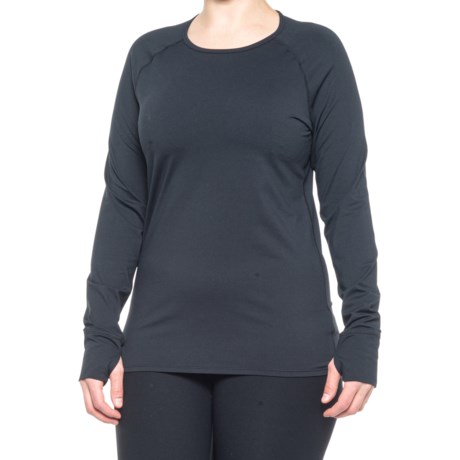 Marmot Crew Neck Base Layer Top - Long Sleeve (For Women) - Black (XL )