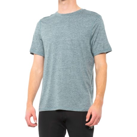 90 Degree by Reflex Crew T-Shirt - Short Sleeve (For Men) - HEATHER SAGE (M )