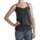 Criss-Cross Back Tank Top - Drawstring Waist (For Women)