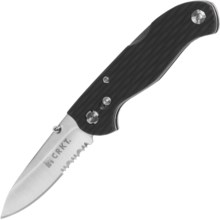 CRKT Lake 111 Folding Pocket Knife - Combo Edge, Lockback, 2.5” in See Photo - Closeouts