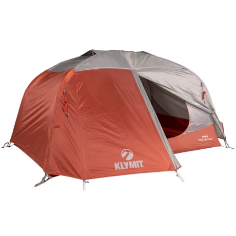 Klymit Cross Canyon 2 Tent - 3-Season, 2-Person - RED/GREY ( )