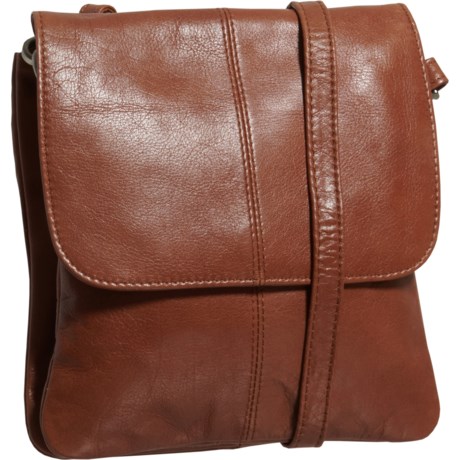Latico Crossbody Bag - Leather (For Women) - TAN ( )