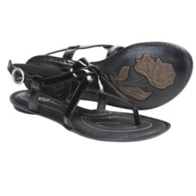 Crown by Born Aberlin Sandals - Leather (For Women) in Black Patent - Closeouts