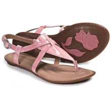 Crown by Born Aberlin Sandals - Leather (For Women) in Pink Patent - Closeouts
