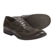 Crown by Born Aston Wingtip Shoes - Leather (For Men) in Dark Brown Veg - Closeouts