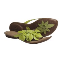 Crown by Born Honeysuckle Sandals - Leather (For Women) in Lime - Closeouts