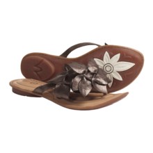 Crown by Born Honeysuckle Sandals - Leather (For Women) in Moro Metallic - Closeouts