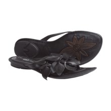 Crown by Born Honeysuckle Sandals - Leather (For Women) in Nero - Closeouts