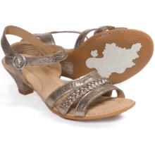 Crown by Born Jessika Leather Sandals (For Women) in Pine Nuts Metallic - Closeouts