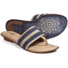 Crown by Born Natania Linen Sandals (For Women) in Denim - Closeouts
