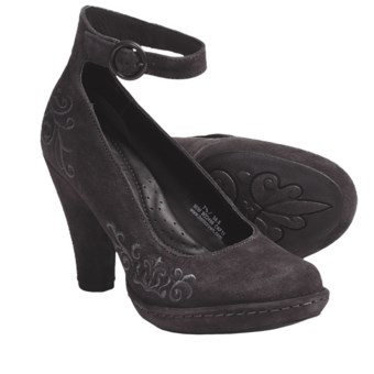 Crown by Born Silvana Pumps - Leather (For Women) in Grafite
