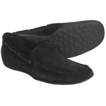 Crown by Born Vincent Loafer Shoes (For Men) in Black Suede - Closeouts
