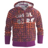 Cruel Girl Printed Hoodie Sweatshirt - Zip (For Girls)
