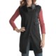 Cullen Asymmetrical Sweater Vest - Merino Wool-Cotton (For Women)