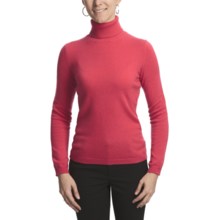 Cullen Cashmere Turtleneck Sweater (For Women) in Tiger Lily - Closeouts