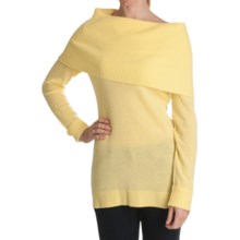 Cullen Over-the-Shoulder Cowl Neck Sweater - Cashmere (For Women) in Morning Sun - Closeouts