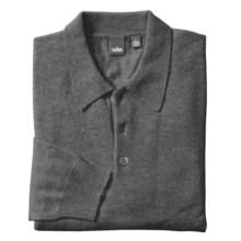 Cullen Polo Sweater - Cashmere (For Men) in Grey - Closeouts