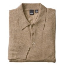 Cullen Polo Sweater - Cashmere (For Men) in Oatmeal - Closeouts