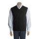 Cullen Solid Sweater Vest - Cashmere, V-Neck (For Men)
