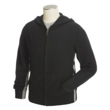 Cullen Zip Hoodie Sweatshirt - Cashmere (For Men) in Black/Uniform - Closeouts