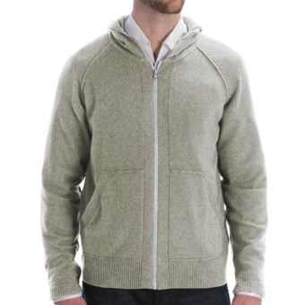 Cullen Zip Hoodie Sweatshirt - Cashmere (For Men) in Silver