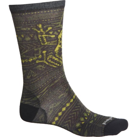 UPC 192360337763 product image for CuratedDart Frog Print Socks - Merino Wool, Crew (For Women) - SMARTWOOL GREEN ( | upcitemdb.com