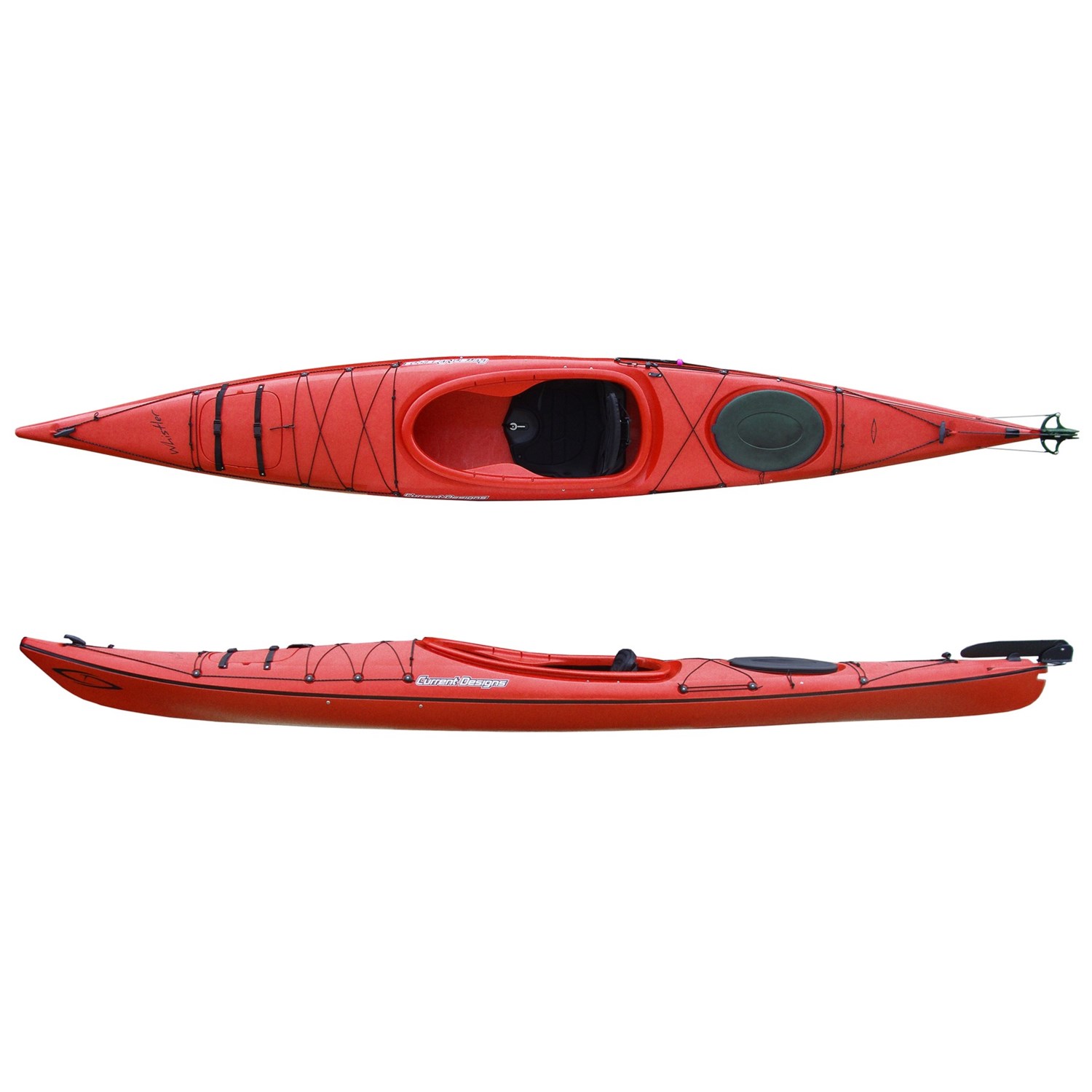 Current Designs Whistler Roto Touring Kayak with Rudder - 14’6” in 