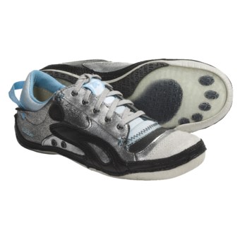Cushe Boutique Sneak Shoes - Leather-Suede-Canvas (For Women) in Silver