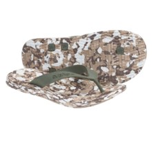 Cushe Manuka Fossil-Flop Sandals - Flip-Flops (For Men) in Desert Camo - Closeouts
