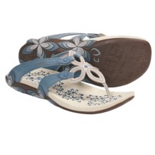 Cushe Shasta Sandals - Leather (For Women) in Blue - Closeouts