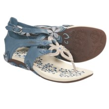 Cushe Sierra Sandals - Leather (For Women) in Blue - Closeouts