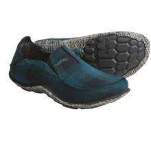 Cushe Surf-Slipper Loafer Shoes - Canvas (For Men) in Greem Tartan - Closeouts
