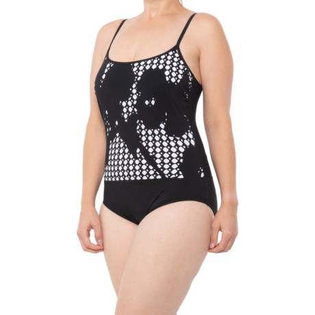 Profile by Gottex Cutout Detail One-Piece Swimsuit (For Women) - BLACK (38 )