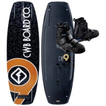 CWB Board Co. DB9 Wakeboard - AA Bindings in 138 Graphic - Closeouts