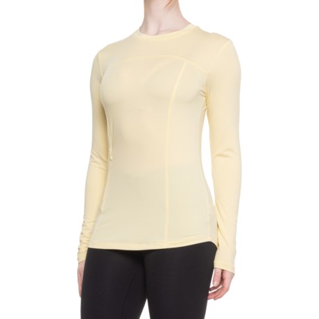 Avalanche Cyra Sun Protection Shirt - Long Sleeve, UPF 50+ (For Women) - PALE BANANA (XL )