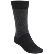 Dahlgren Herringbone Crew Socks (For Men) in Black - Closeouts