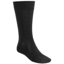 Dahlgren Windowpane Crew Socks (For Men) in Black - Closeouts