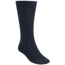 Dahlgren Windowpane Crew Socks (For Men) in Navy - Closeouts