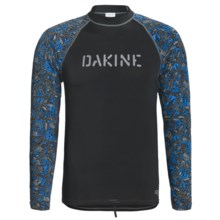DaKine Chop Shop Rash Guard - UPF 40+, Long Sleeve (For Men) in Black - Closeouts