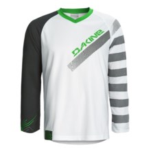 DaKine Descent Cycling Jersey - Long Sleeve (For Men) in White - Closeouts